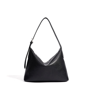 Black Leather Underarm Bag