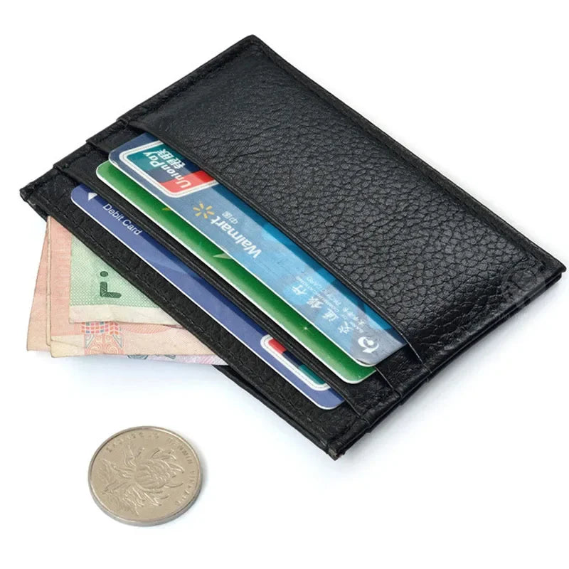 Argentina Leather Card Wallet - Brown