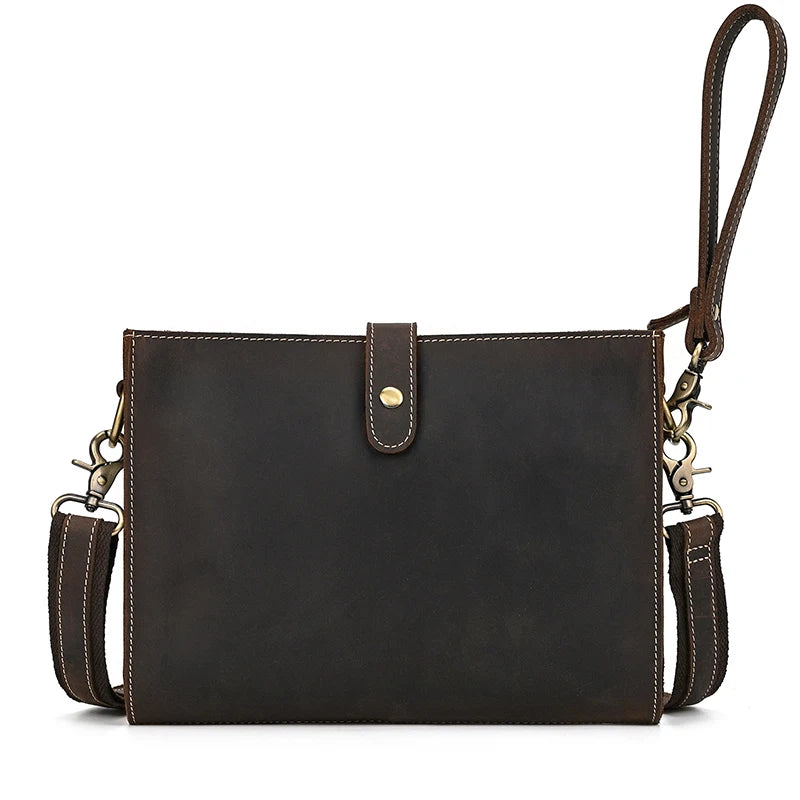 Men's Leather Clutch Wristlet 7.9" iPad Organizer