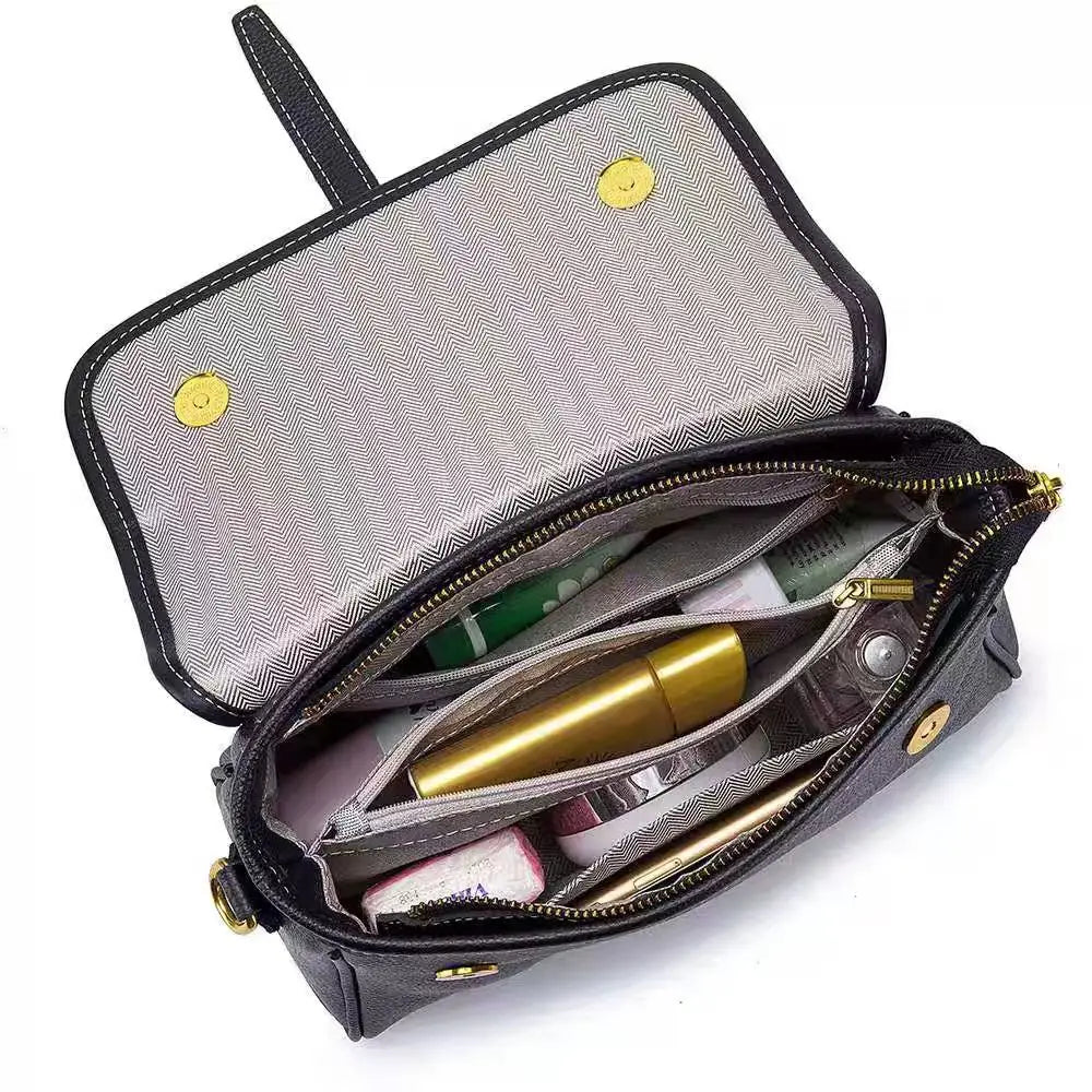 Camel Leather Crossbody Tote 2026