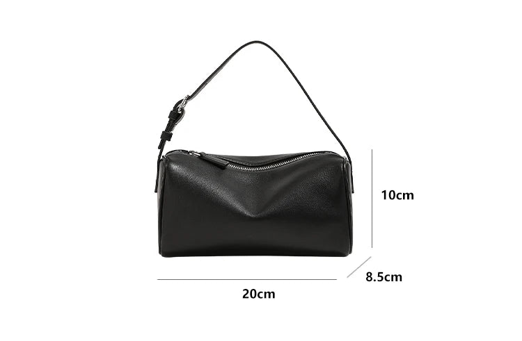 90s Suede Leather Pen Bag - Mini Crossbody