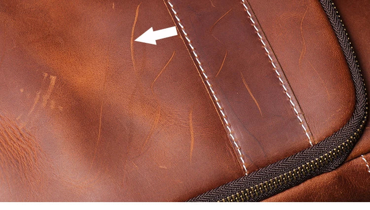 Leather Briefcase 15.6" Laptop Bag – Vintage Business Messenger