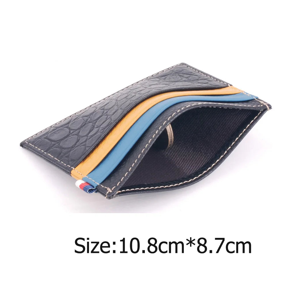 Argentina Leather Card Wallet - Brown