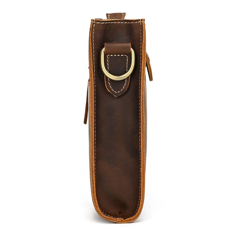 Men's Leather Clutch Wristlet 7.9" iPad Organizer