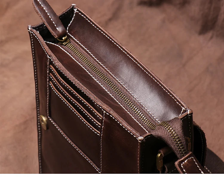 Leather Sling Bag – Compact Crossbody for Phone & Essentials