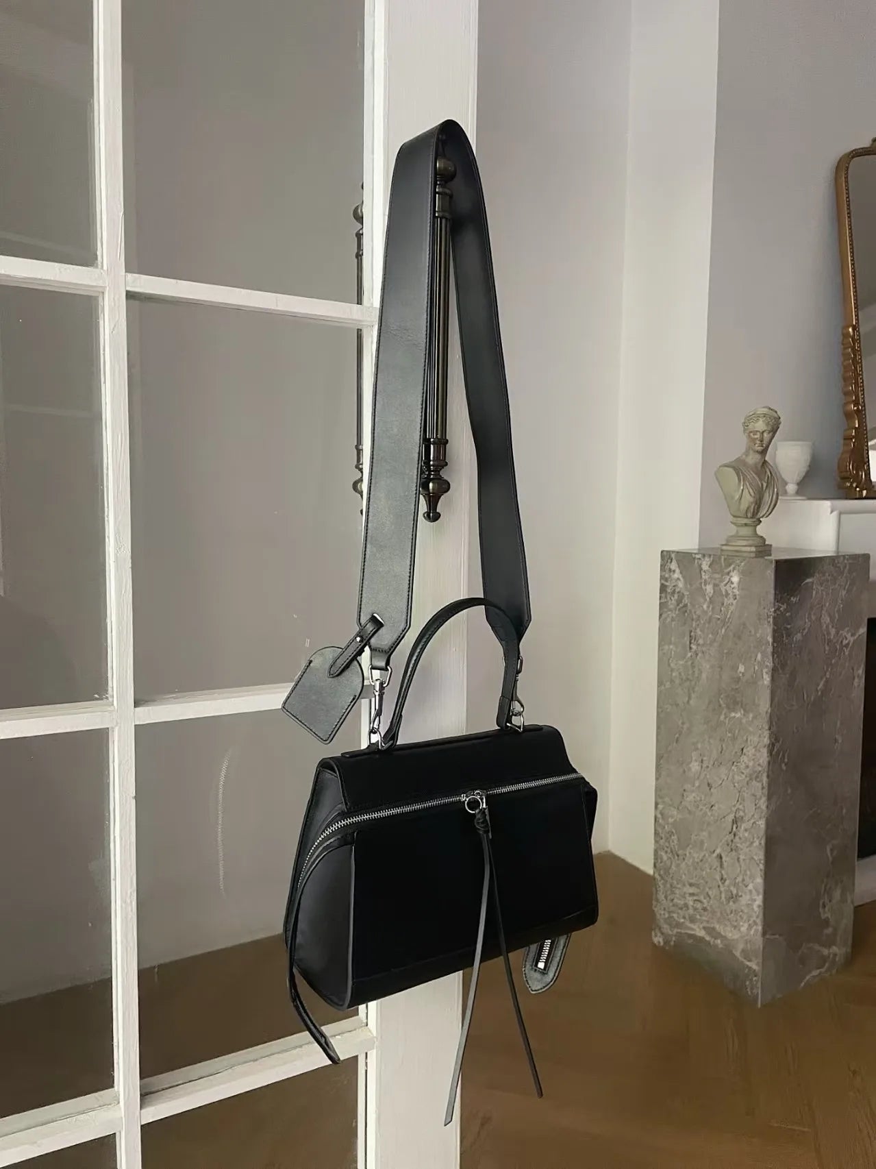 Beige Calfskin Tote Bag for Women