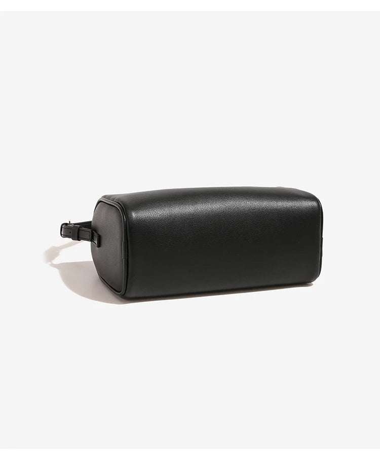 90s Suede Leather Pen Bag - Mini Crossbody