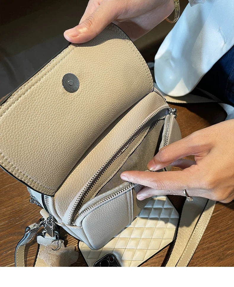 Beige Blue Cloud Tote Crossbody 2026