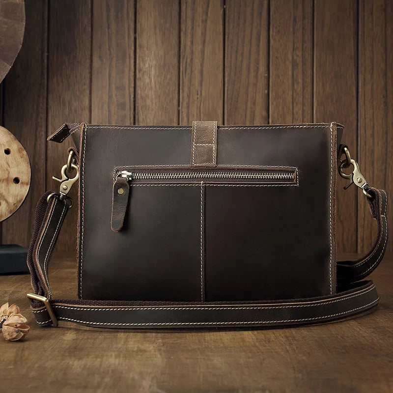 Men's Leather Clutch Wristlet 7.9" iPad Organizer