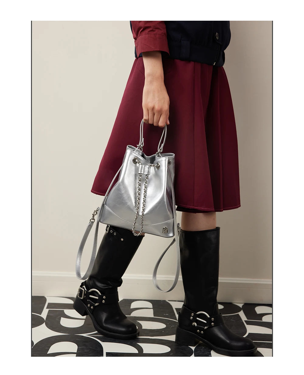 Chain Accent Backpack