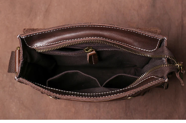 Leather Sling Bag – Compact Crossbody for Phone & Essentials