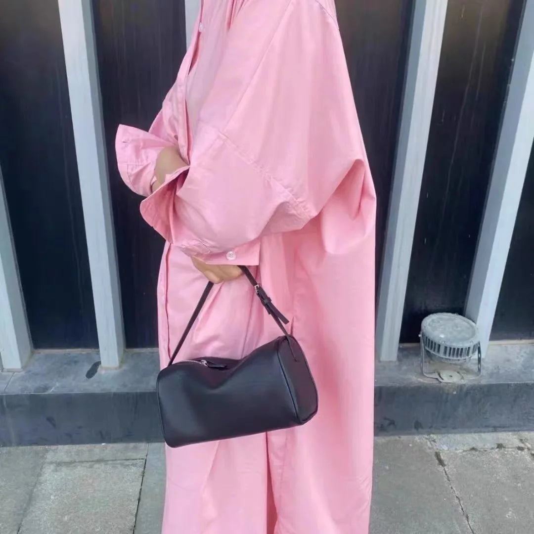 90s Suede Leather Pen Bag - Mini Crossbody