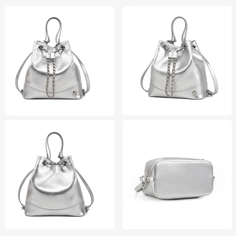 Chain Accent Backpack