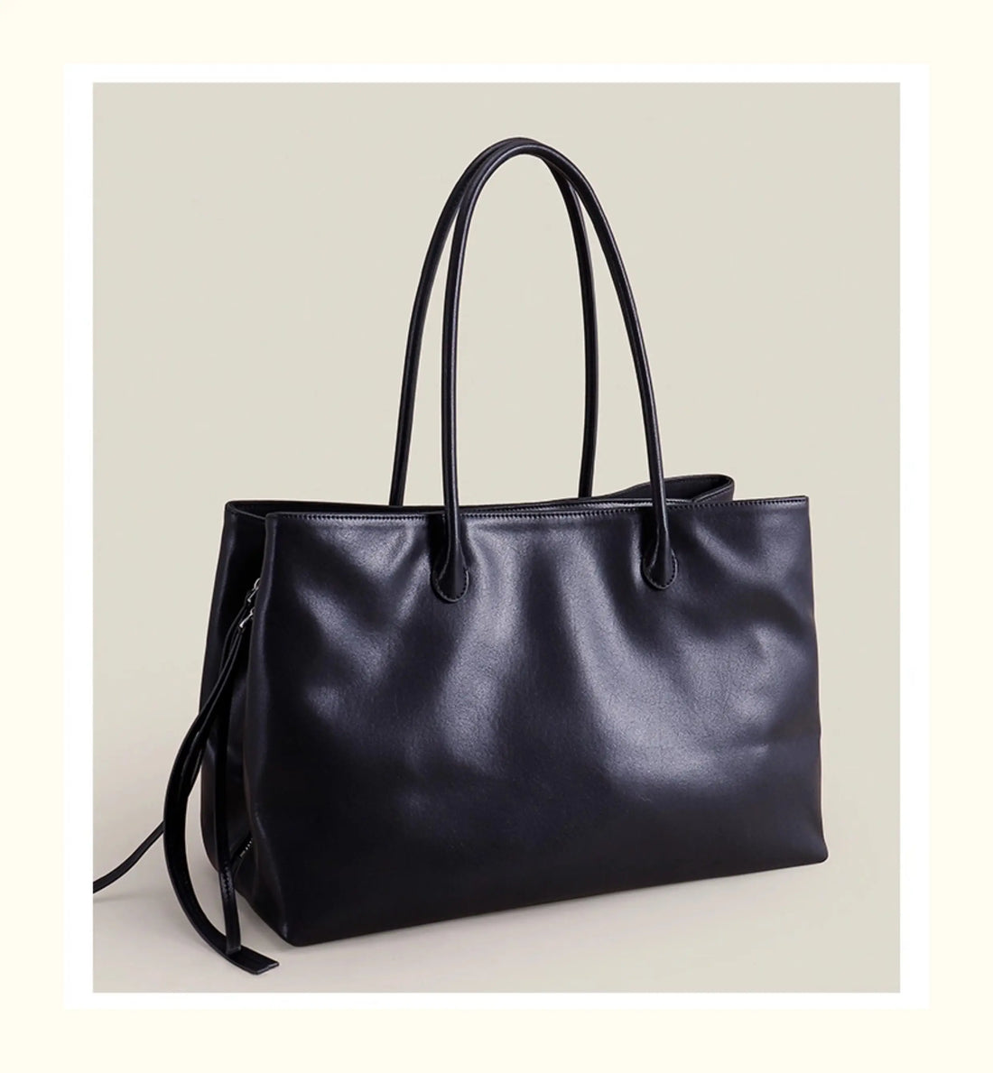 Large Suede Travel Tote - 40cm Laptop Business Bag