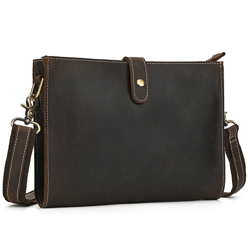 Men's Leather Clutch Wristlet 7.9" iPad Organizer