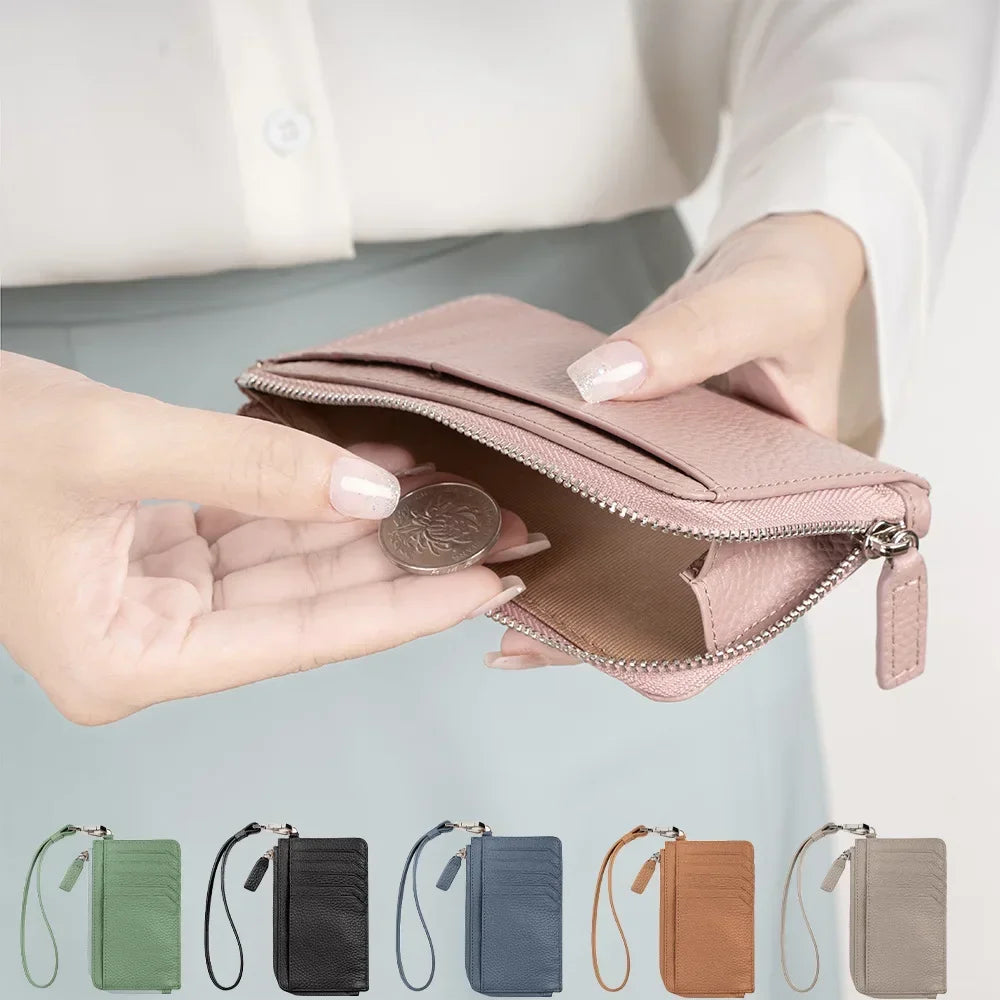 Slim Wrist Wallet - Coffee