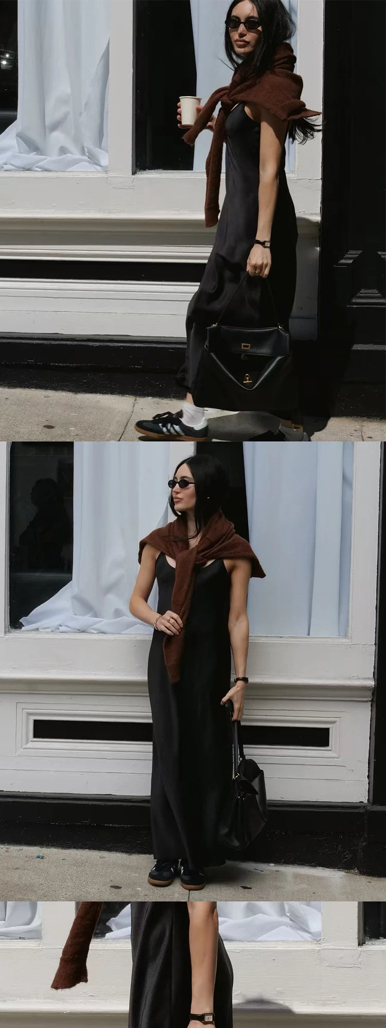 Leather Tote Bag – Large Capacity Shoulder Bag with Lock Closure