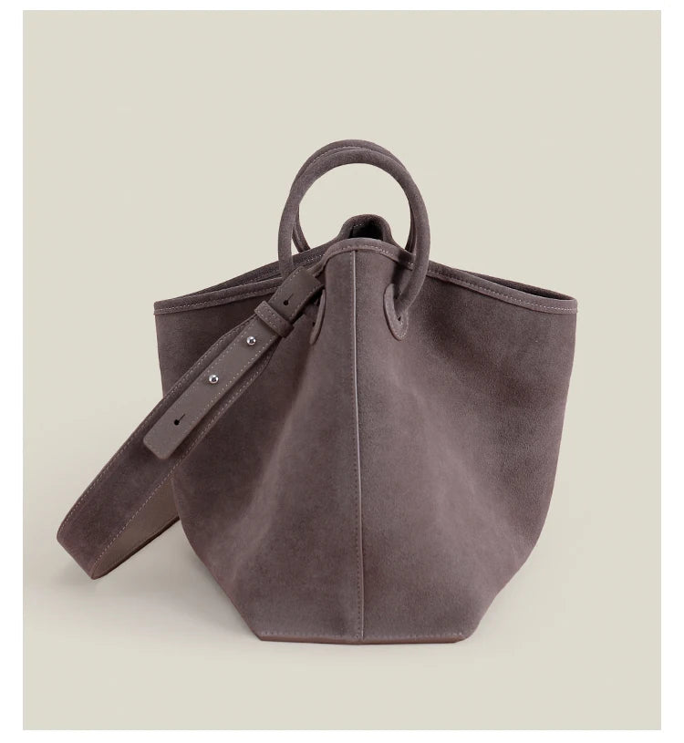 Amy Green Suede Satchel Tote