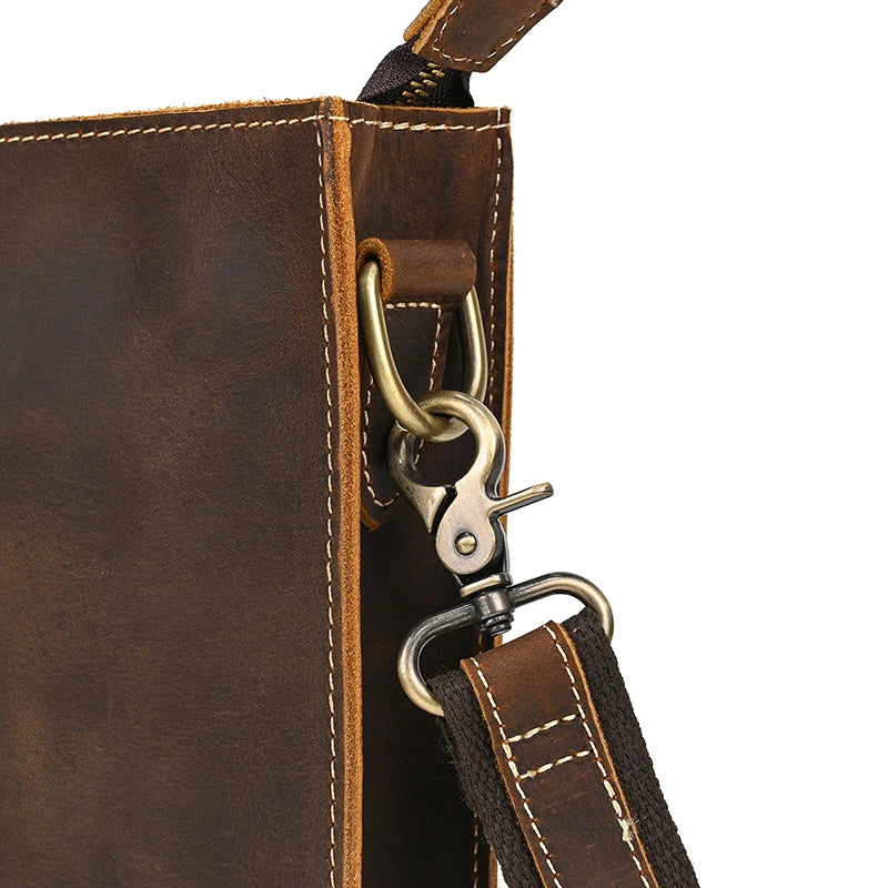 Men's Leather Clutch Wristlet 7.9" iPad Organizer