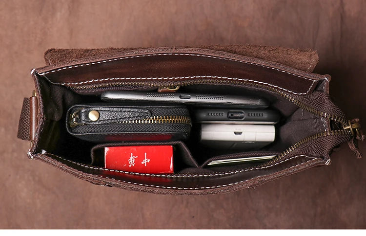 Leather Sling Bag – Compact Crossbody for Phone & Essentials