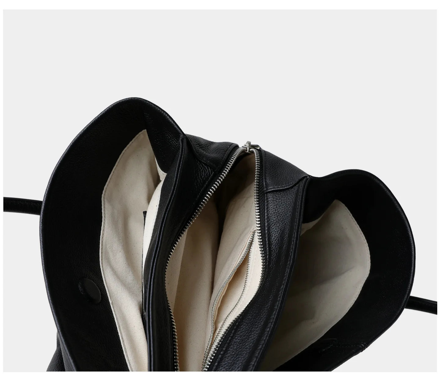 Apricot Suede Multi-Layer Tote - Large Commuter Handbag