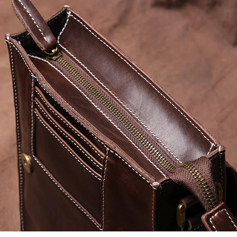 Leather Sling Bag – Compact Crossbody for Phone & Essentials
