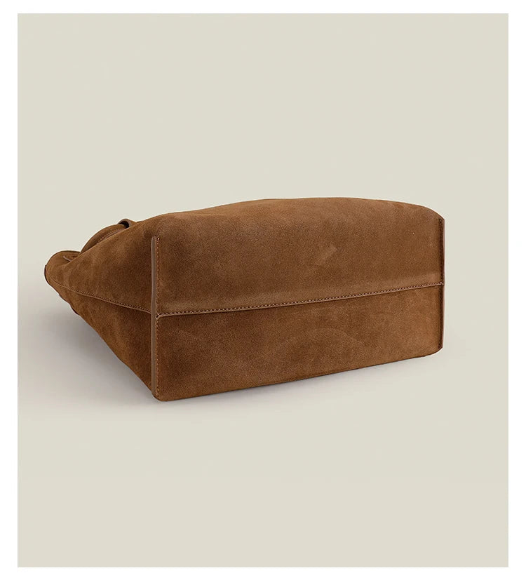 Amy Green Suede Satchel Tote