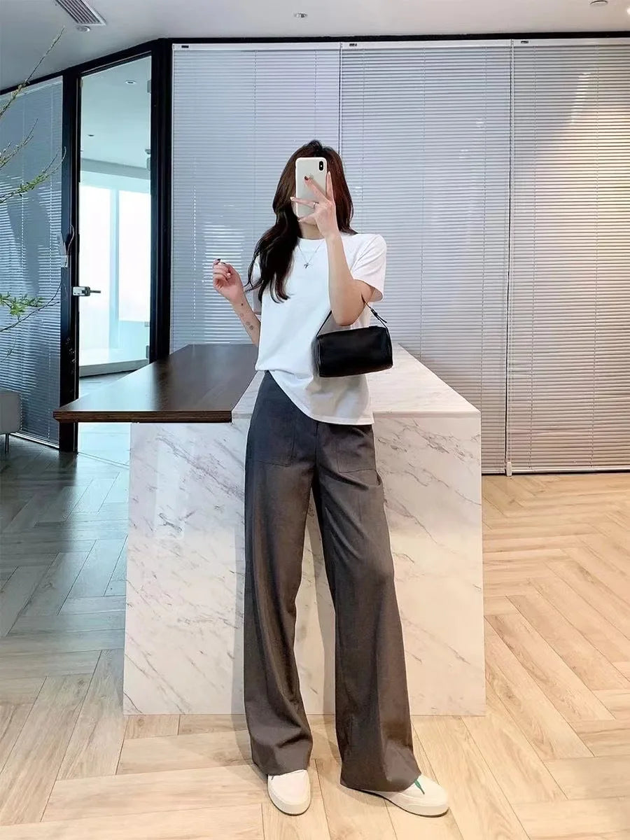 90s Suede Leather Pen Bag - Mini Crossbody