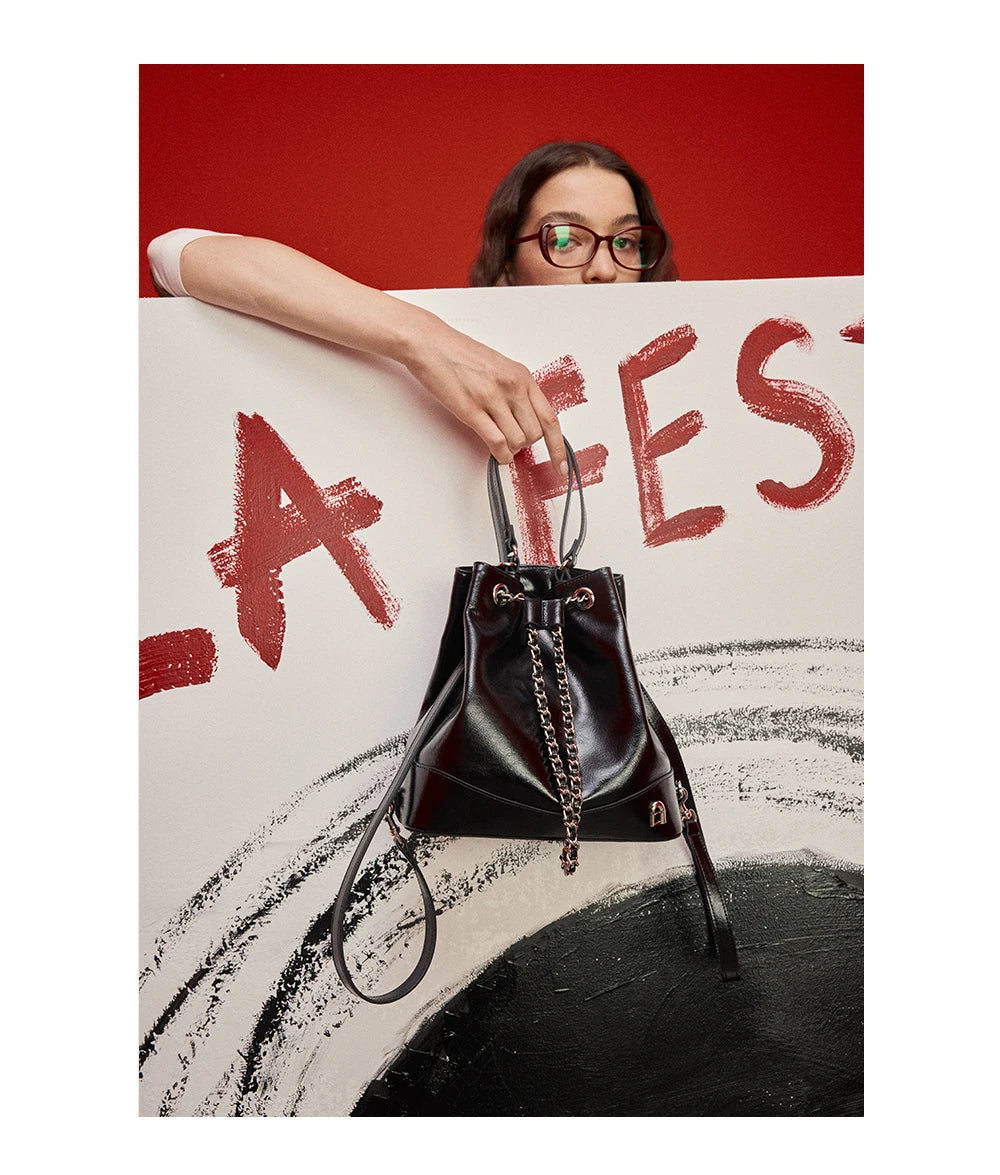 Chain Accent Backpack