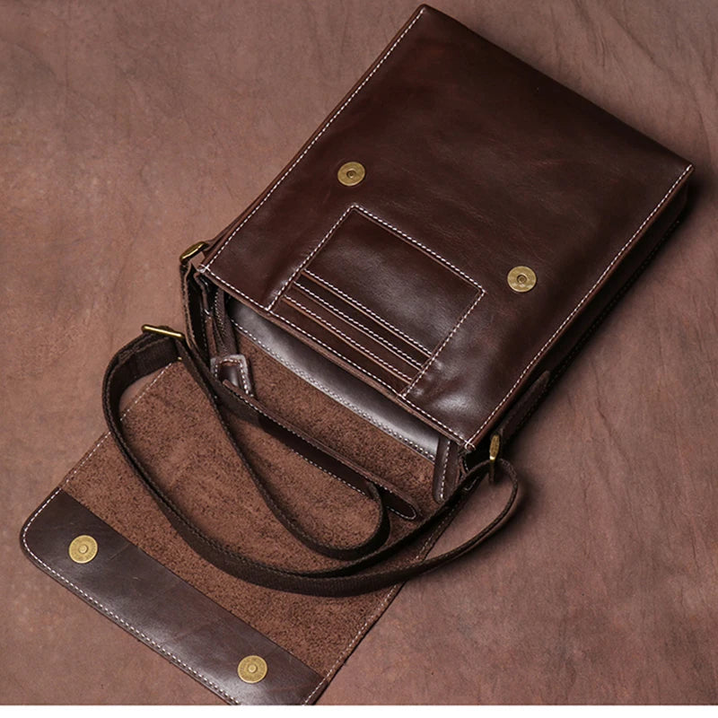 Leather Sling Bag – Compact Crossbody for Phone & Essentials