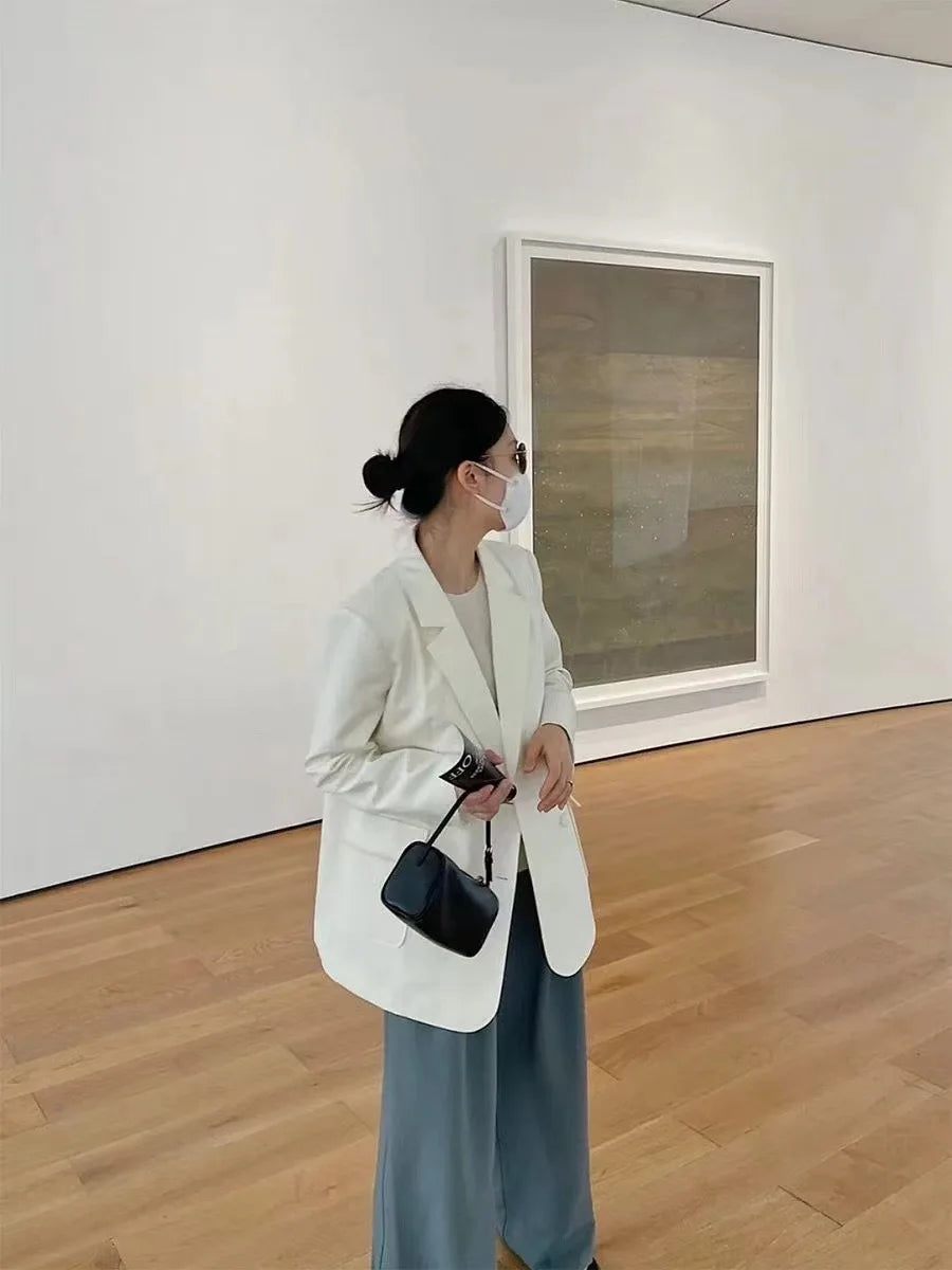 90s Suede Leather Pen Bag - Mini Crossbody