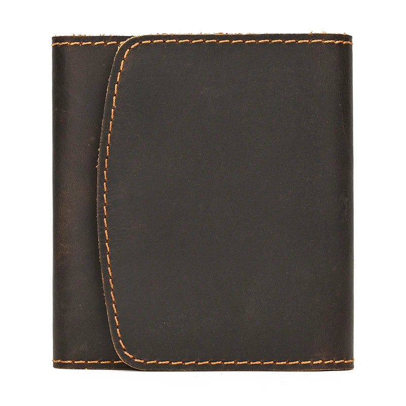 Men's Vintage Leather Coin Purse Card Holder Wallet