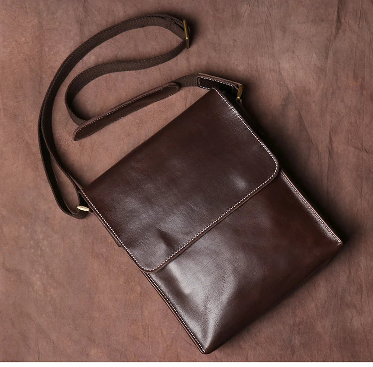 Leather Sling Bag – Compact Crossbody for Phone & Essentials